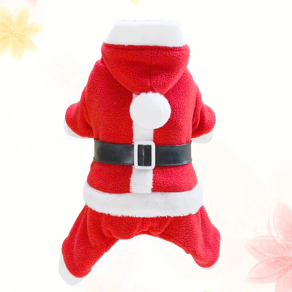 

Christmas Dog Pet Clothes Costume Outfits Costumes Puppy Holiday Outfit Dogs Winter Hoodies Santa Sweatshirt Warm Clothingfor
