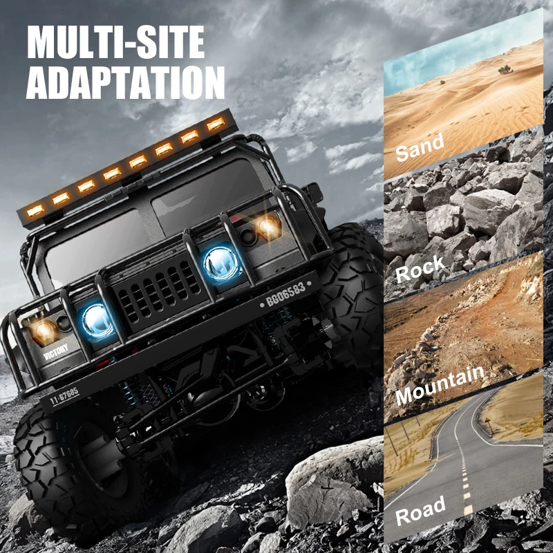 JJRC Q121 1:12 размер RC моделирование автомобиля Hummer грузовик CAR 4WD альпинизм