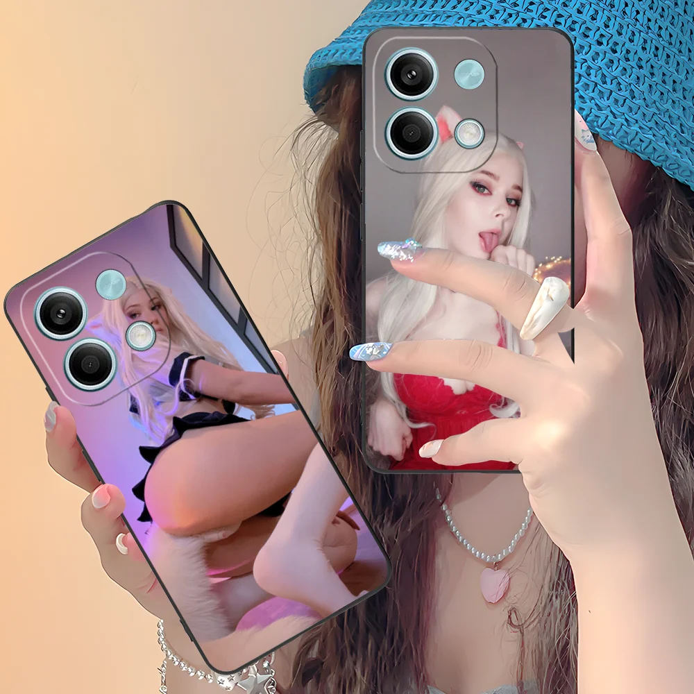 Ninel Bordel Mobile Phone Case for Xiaomi Redmi Note 13 12 11 10 9 8 7 6 S A Pro Lite Plus 5G Black Smartphone Cover Cellphones