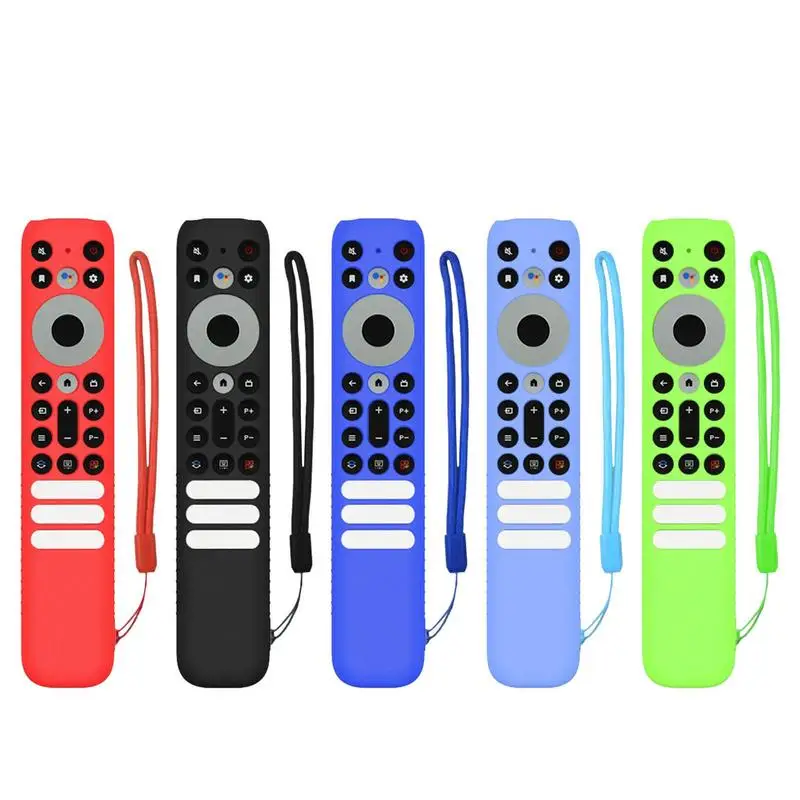 

Silicone Remote Controller Cases Protective Covers For Smart TV Shockproof Remote Control Dust Proof Sleeves For TCL RC902V