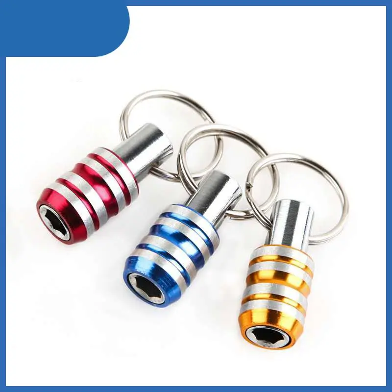 

Держатель для отвертки с шестигранным хвостовиком, удлинитель для дрели, быстросъемный брелок для ключей, 1/4 дюйма