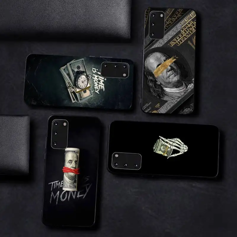 

Money 100 Dollars Phone Case for Samsung S10 21 20 9 8 plus lite S20 UlTRA 7edge