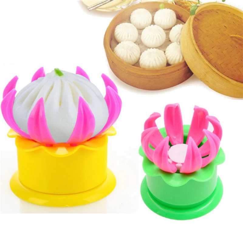 

New Pastry Pie Steam Bun Dumpling Maker Mold Mould Diy Tool Steamed Stuffed Bun Kitchen Cooking Tool RANDOM Kitchen Gadgets