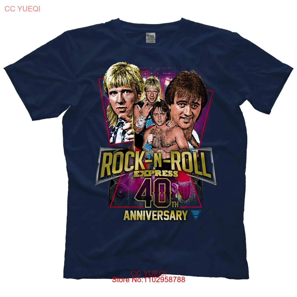 Футболка Rickey Morton - Rock-N-Roll Express на 40-ю годовщину #2