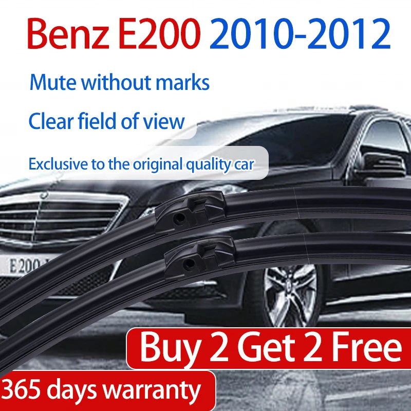 

ShangKeWen Boneless Silicone Windshield Rubber Wipers Blade For Benz E200 Universal Frameless Wipers Mercedes-Benz Accessories
