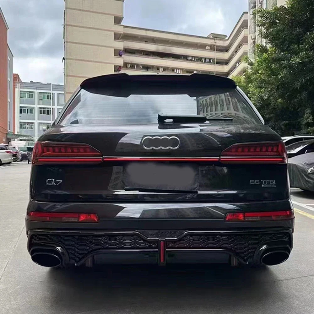 Фото Автомобильные задние фонари для Q7 2006-2015, обновление 2023, новейший Стайлинг, светодиодный автосборка, через подсветку, динамический плавный задний фонарь №2