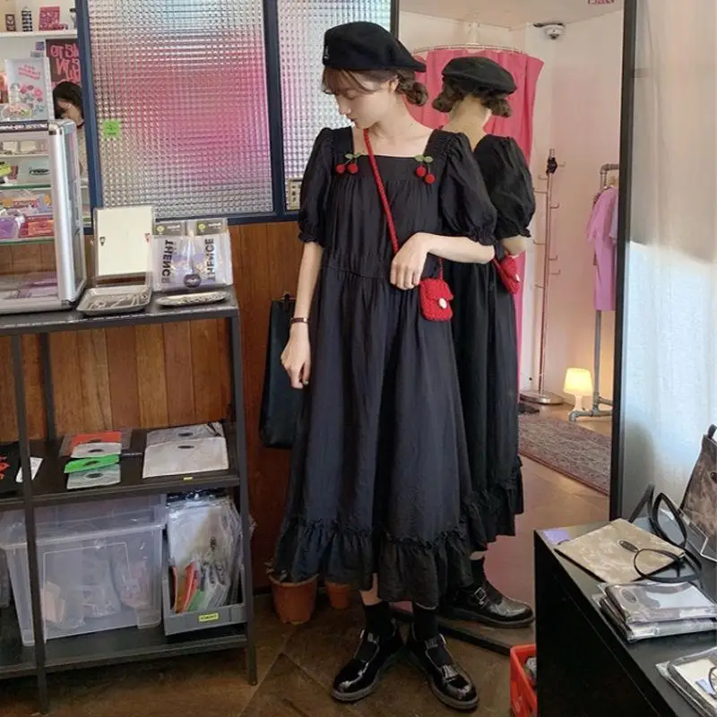 Новинка 2024 стильное весенне-летнее платье корейское издание тонкое и модное