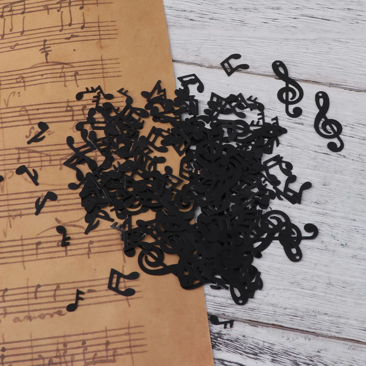 

Black Decor Paper Table Confetti Christmas Baby Shower Confetti Music Notes Party Supplies Confetti Decoration Bride