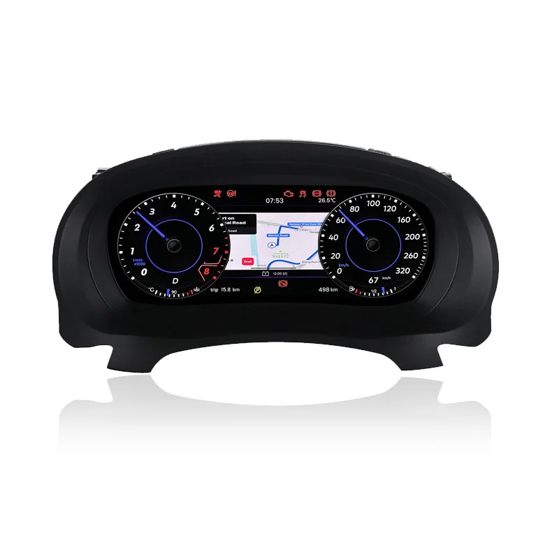 ЖК-дисплей Автомобильный измерительный прибор Виртуальная кабина цифровой