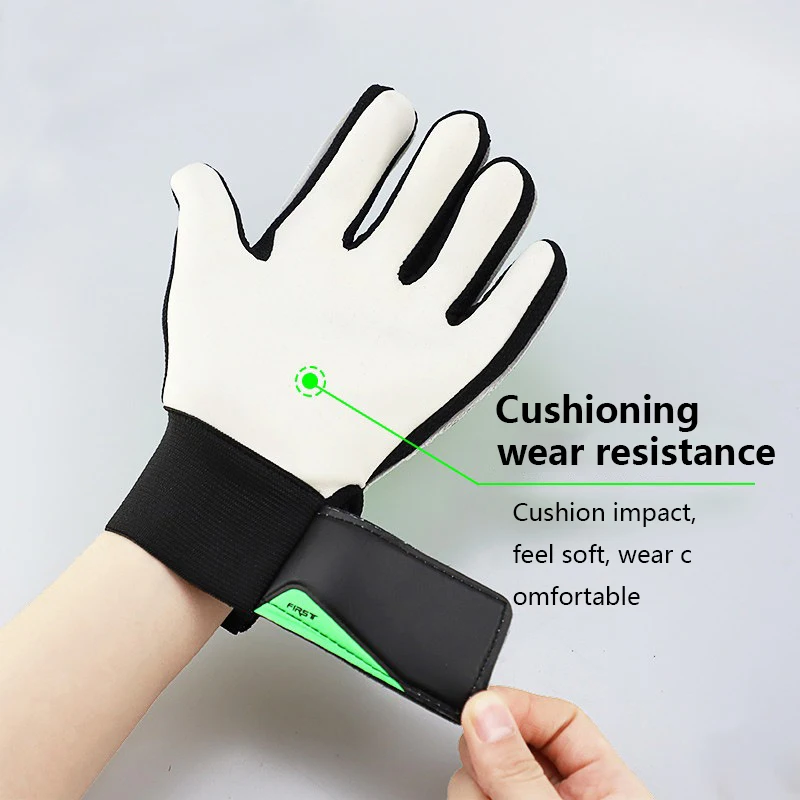 Перчатки для вратаря по футболу детей защитные латексные перчатки защиты рук от