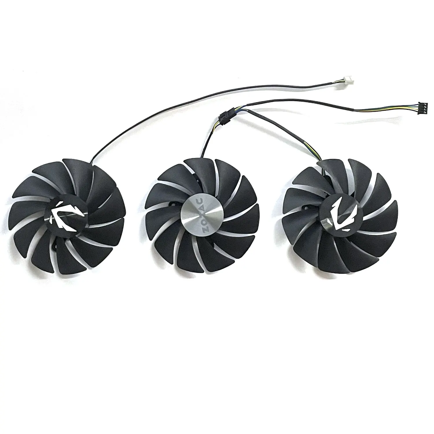 Фото Вентилятор охлаждения видеокарты для ZOTAC GAMING RTX 3070 TI, 3080, 3080 TI, 3090 TRINITY OC, модель GA92S2U CF9015H12S. №2