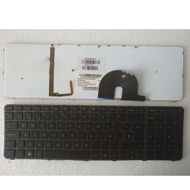 Teclado Retroiluminado para Teclado para hp Envy 171000 172000 17-2100 17t-1000 17t-2000 Sp8 9z.n4dbq.11b Aesp8600010 us sp br ru