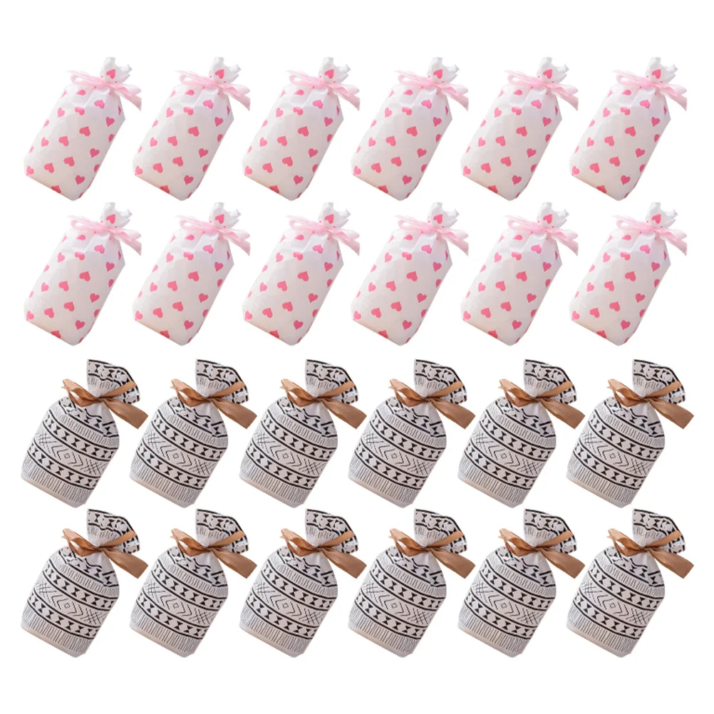 

100pcs Decorative Holiday Candy Bags Gift Storage Bags Drawstring Pouches