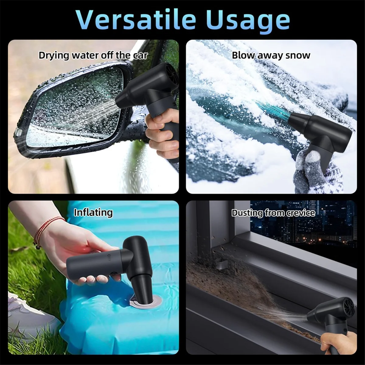 Пылесос со сжатым воздухом 180000 Сушилка для оборотов в минуту 3-ступенчатая