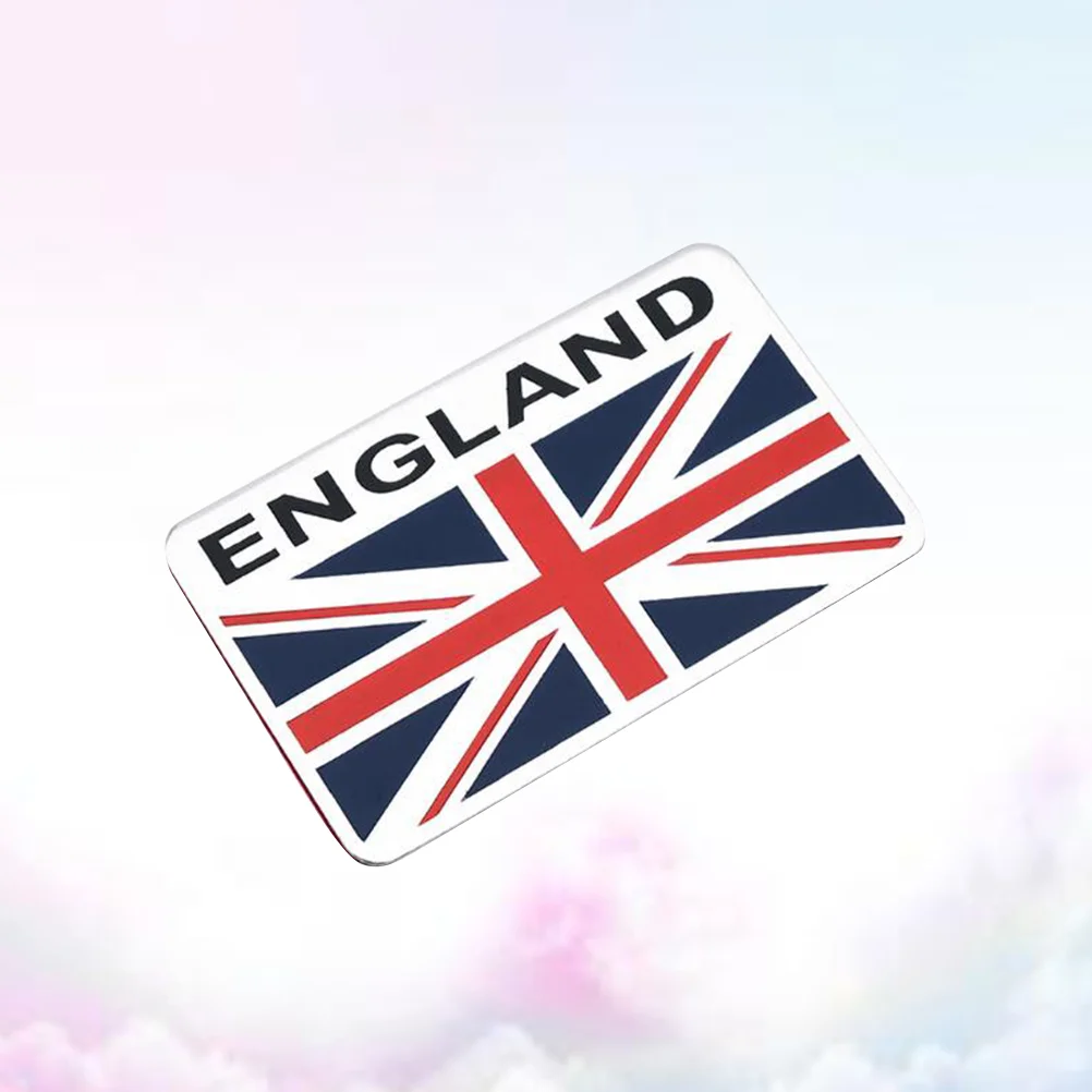 

Car Stickers National Flag Italian ENGLAND Automotive Bumper Decor Metal