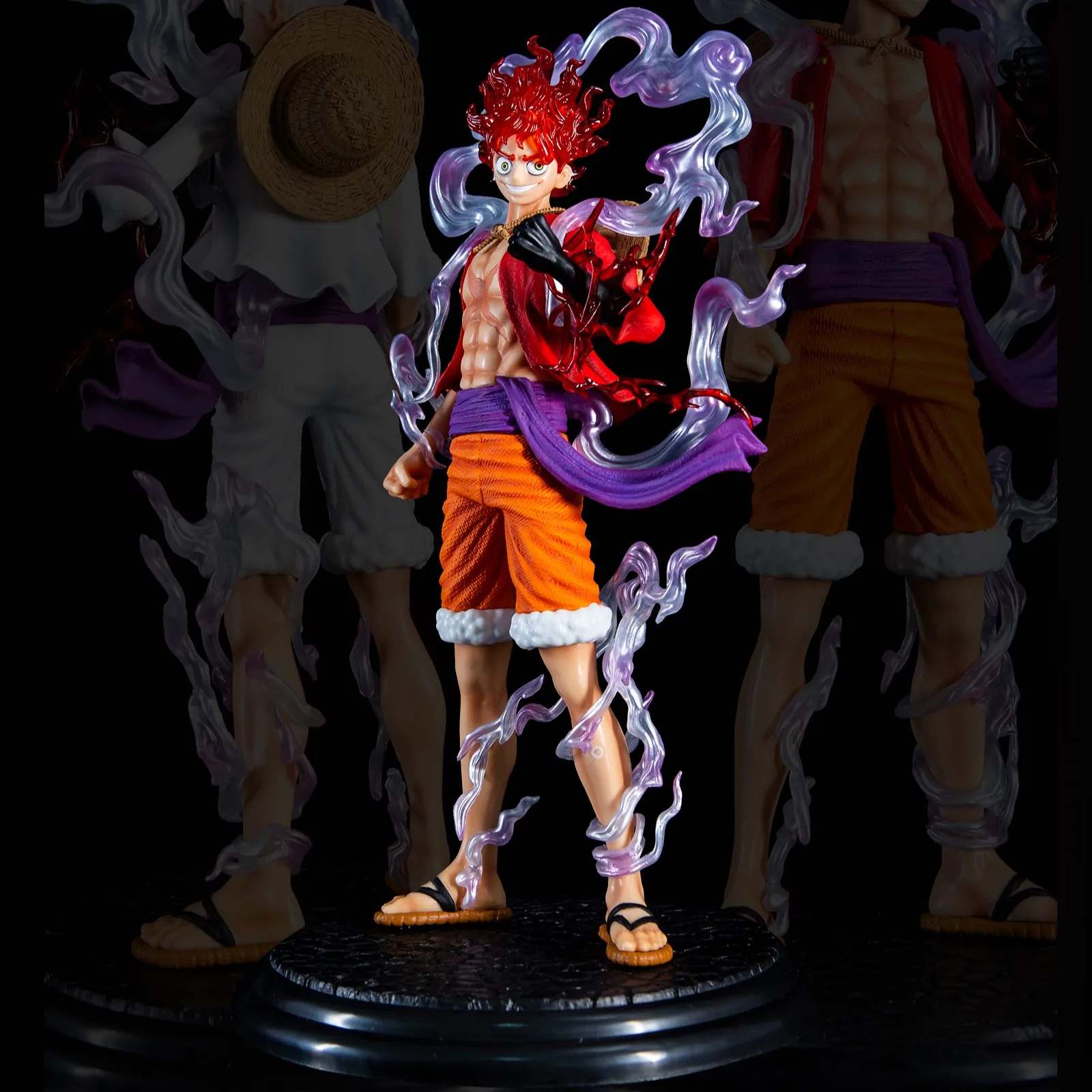 

One Piece Figures Luffy Gear 5 Sun God Nika 27 см ПВХ Аниме Фигурка Статуя Коллекционная модель Kawaii Doll Детские игрушки Подарки