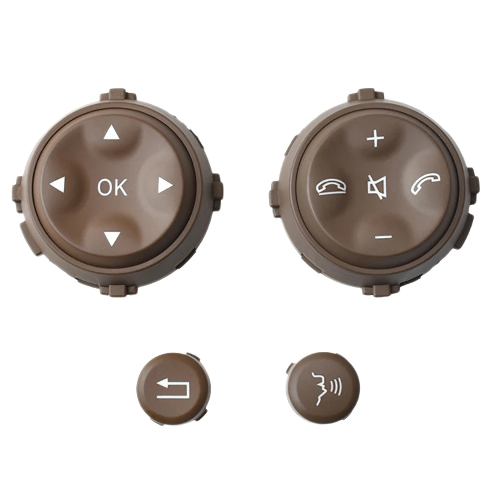 

Car Multifunction Steering Wheel Button for Mercedes Benz W221 S-Class S280 S300 S350 S400 Dark Yellow