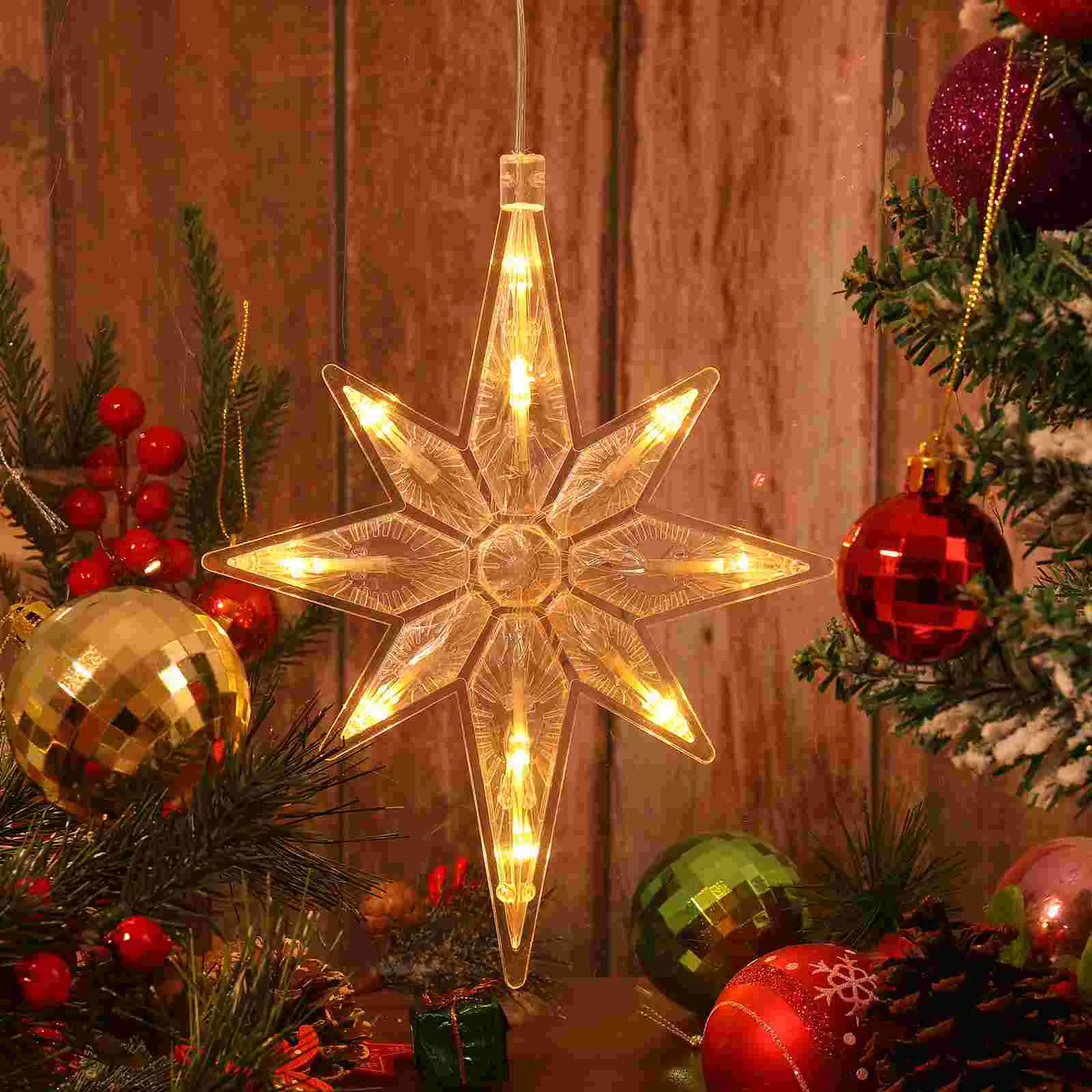 Polaris Suction Cup Light Hanging with Sucker Window Decor Decorate LED Lamp Party Decorative
