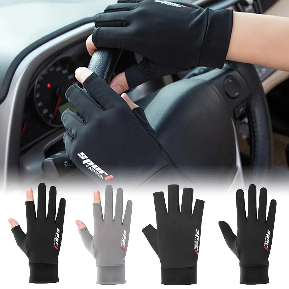 

1 Pair Winter Fishing Gloves Women Men Universal Keep Gloves Fishing Cut Anti-slip Angling Outdoor Warm Protection 2 Finger H8I1