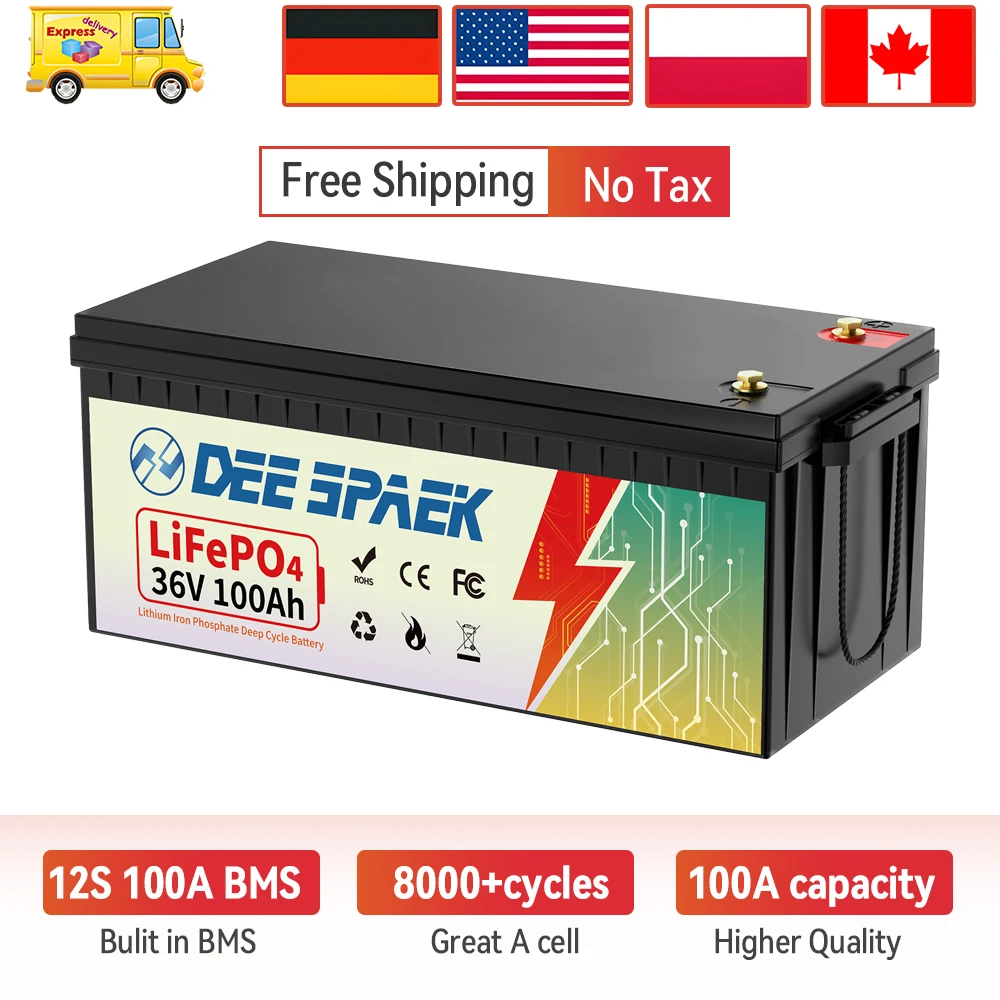 Аккумулятор LiFePO4 36V 100Ah