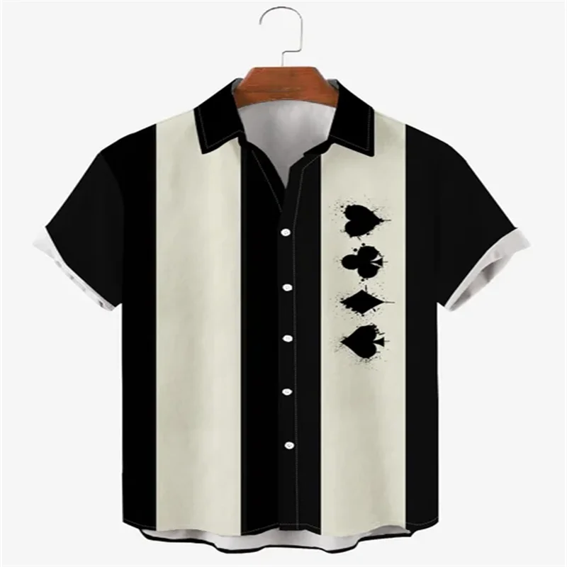 

Summer 2022 3D Printed Hawaiian Shirt Men's One Button Beach Casual Shirt Plus Size 5XL