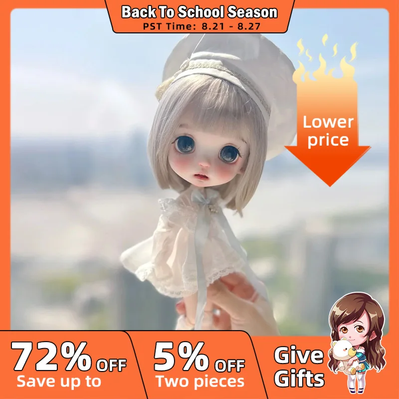 Новинка 1/6 плюс BJD кукла Piupiu коллокация головы HuHu тело умный большой глаз Bylthe стиль смола подарок игрушка куклы