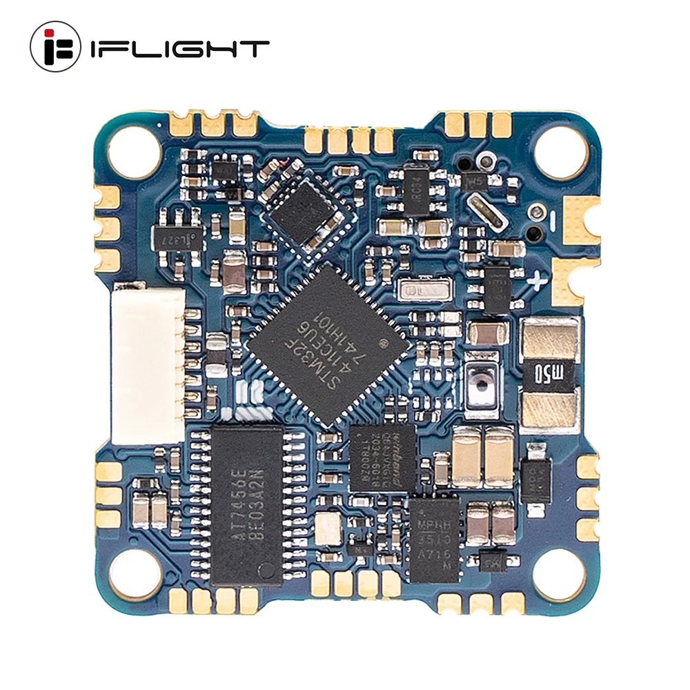 IFlight Whoop F411 F4 20A AIO Board (BMI270) BLHeli-S 5V 2A USB Micro с монтажными отверстиями 25,5*25,5 мм для гоночного дрона RC FPV