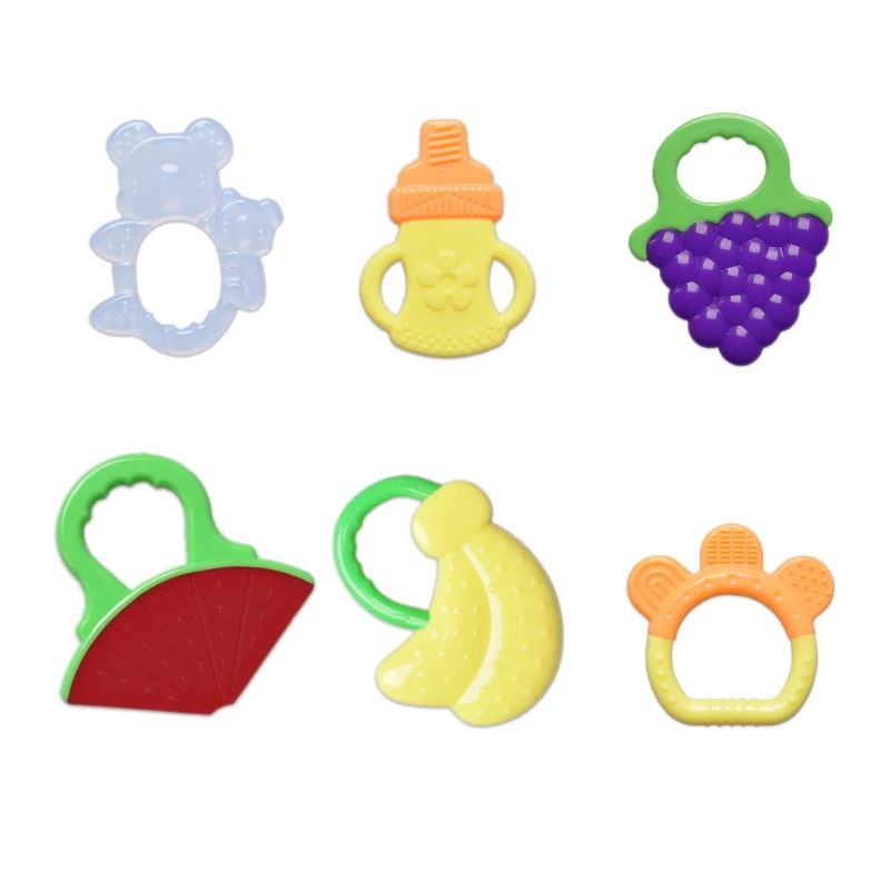 

Детский Прорезыватель для зубов, силиконовое кольцо с бусинами, погремушка для кормления, жевательное зубное кольцо для зубов, подарок для ...