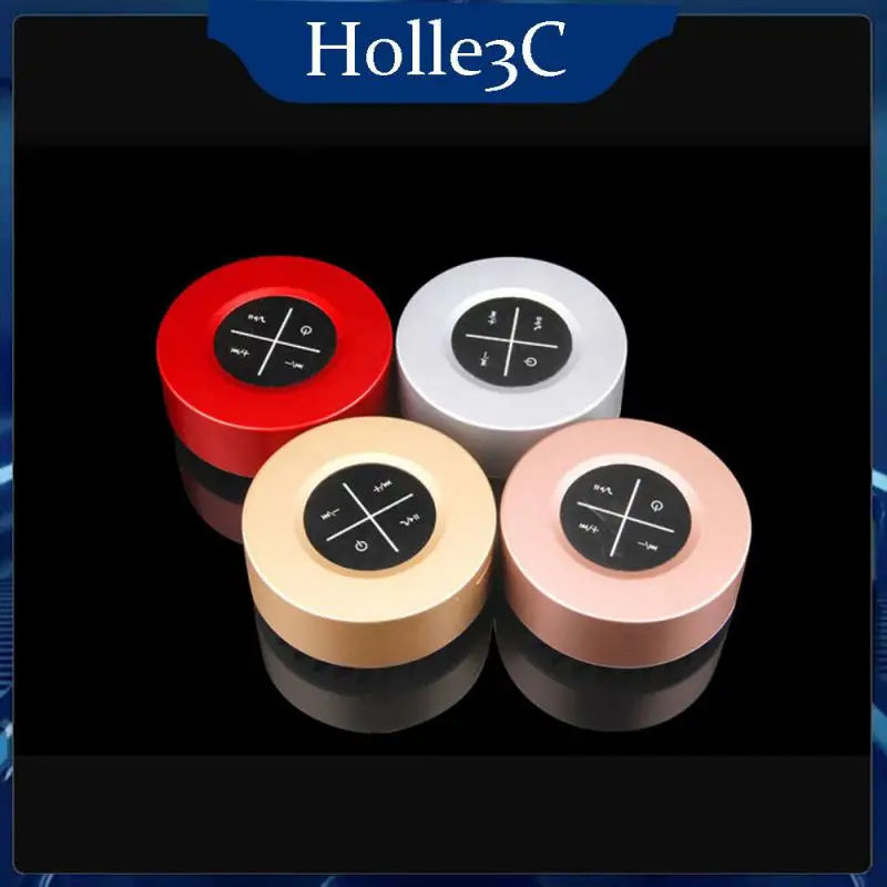 

Built-in Microphone Wireless Speaker 400mah Metal Touch Loudspeaker Support Fm Tf Card Portable Speaker Mini