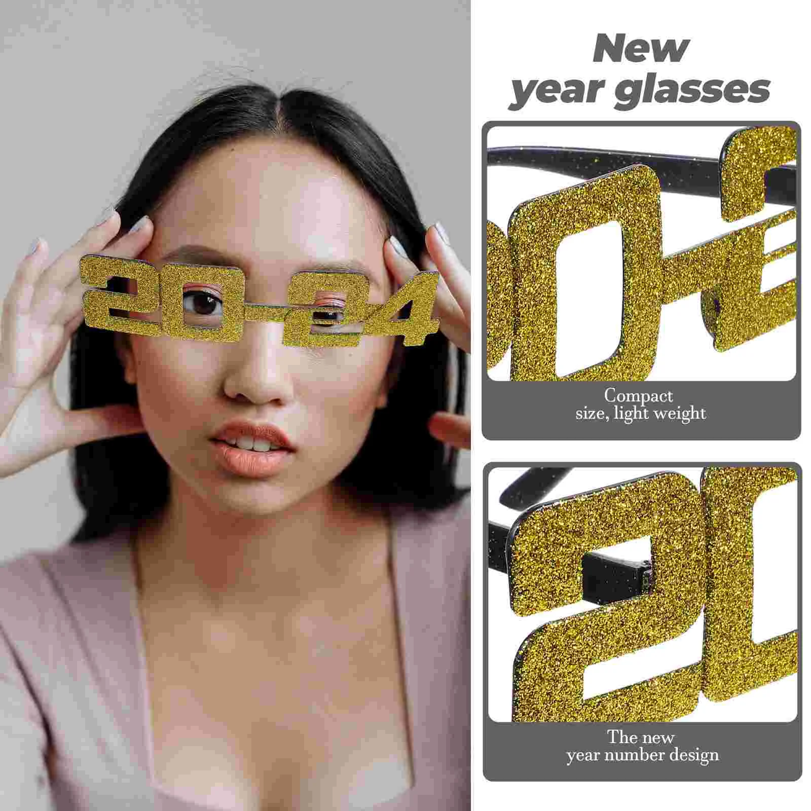 

4pcs Performance Eyeglasses Party Glasses Party Photography Prop Photo Props