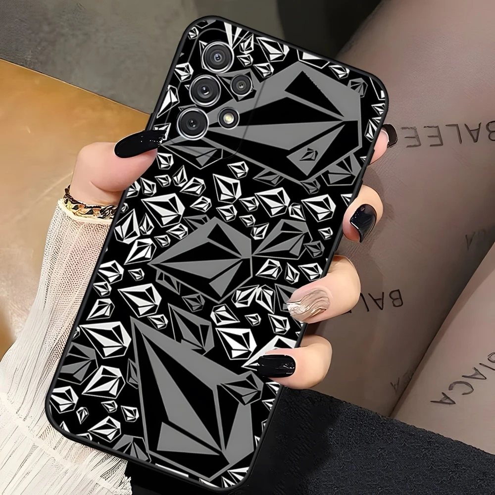 Чехол для телефона с логотипом V-Volcom Samsung Galaxy A21 Plus S22 A53 A24 A34 A54 A52 M54 Note 10 20 Ulitra FE Back Cover