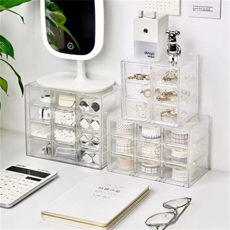 

Storage Box Desktop Drawer Mini Drawers Plastic Desk Craft Organizer