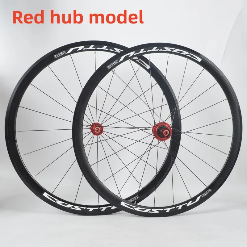 

자전거 700c Road Wheels 5 Bearings V/Disc Brake MTB Racing Road Bicycle Wheelset 7/8/9/10/11S QR 40mm Road Wheels Bicycle Parts