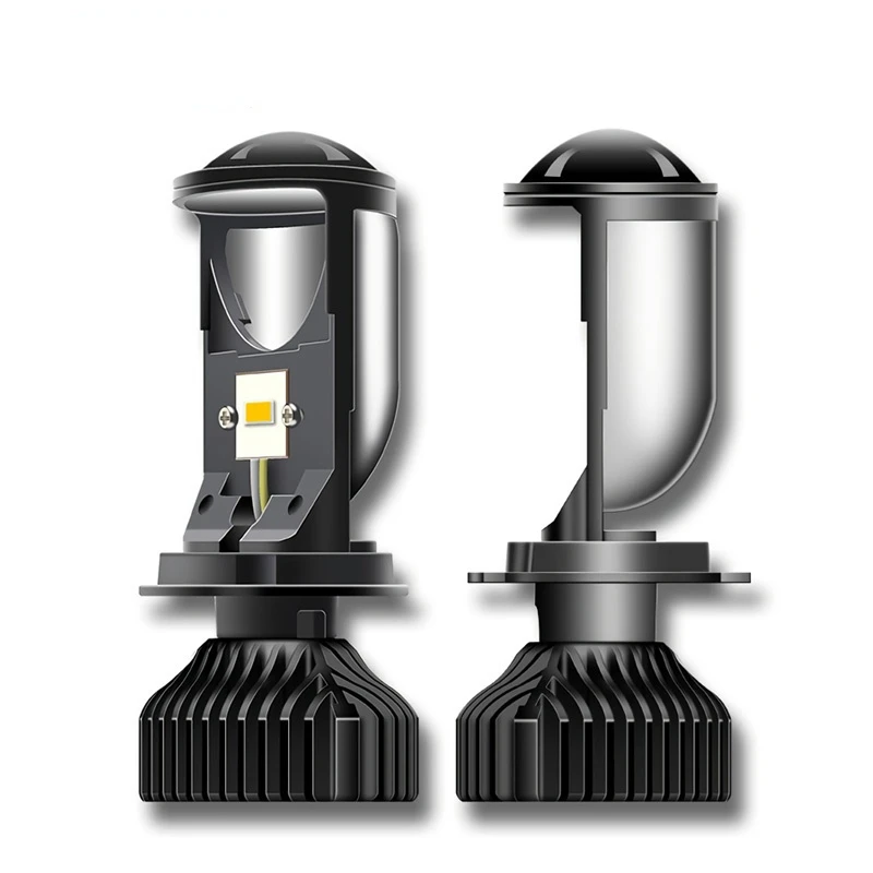 Миниатюрные светодиодсветодиодный автомобильные лампы AILEO Canbus для прожекторов H4