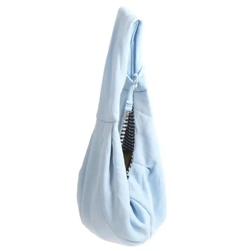 

Pet Shoulder Bag Polyester Handsfree Soft Strap Dog Sling Carrier Bag with Safety Hook Comfortable Pet Carrying Supplies