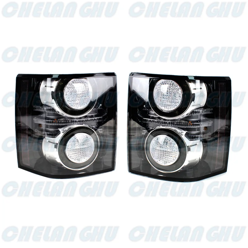 

Для Land Rover Range HSE VOGUE L322 2010 2011 2012, автомобильные светодиодные дымовые линзы, задний фонарь, стоп-сигнал LR028513 LR028515