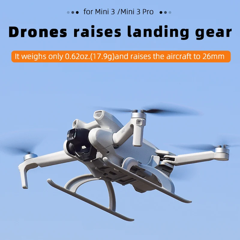

Landing Gear Foldable for DJI Mini 3 Pro Extend Leg Protection Extender Protector Drone Accessories