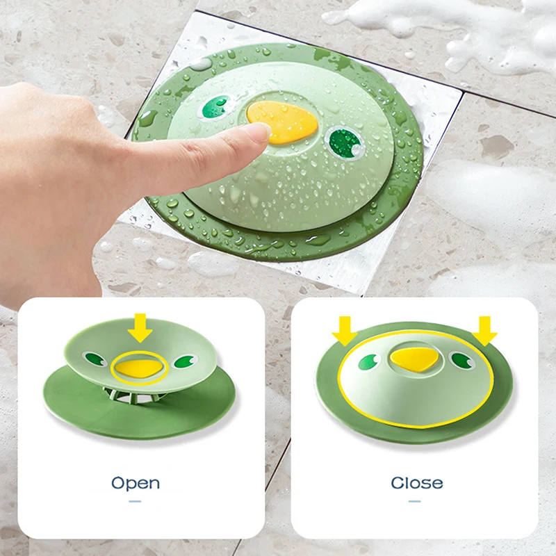 

Sink Silicone Drain Strainer Hair Catcher Rubber Floor Drain Rubber Circle Silicone Plug for Shower Bathtub Plug BathroomKitchen