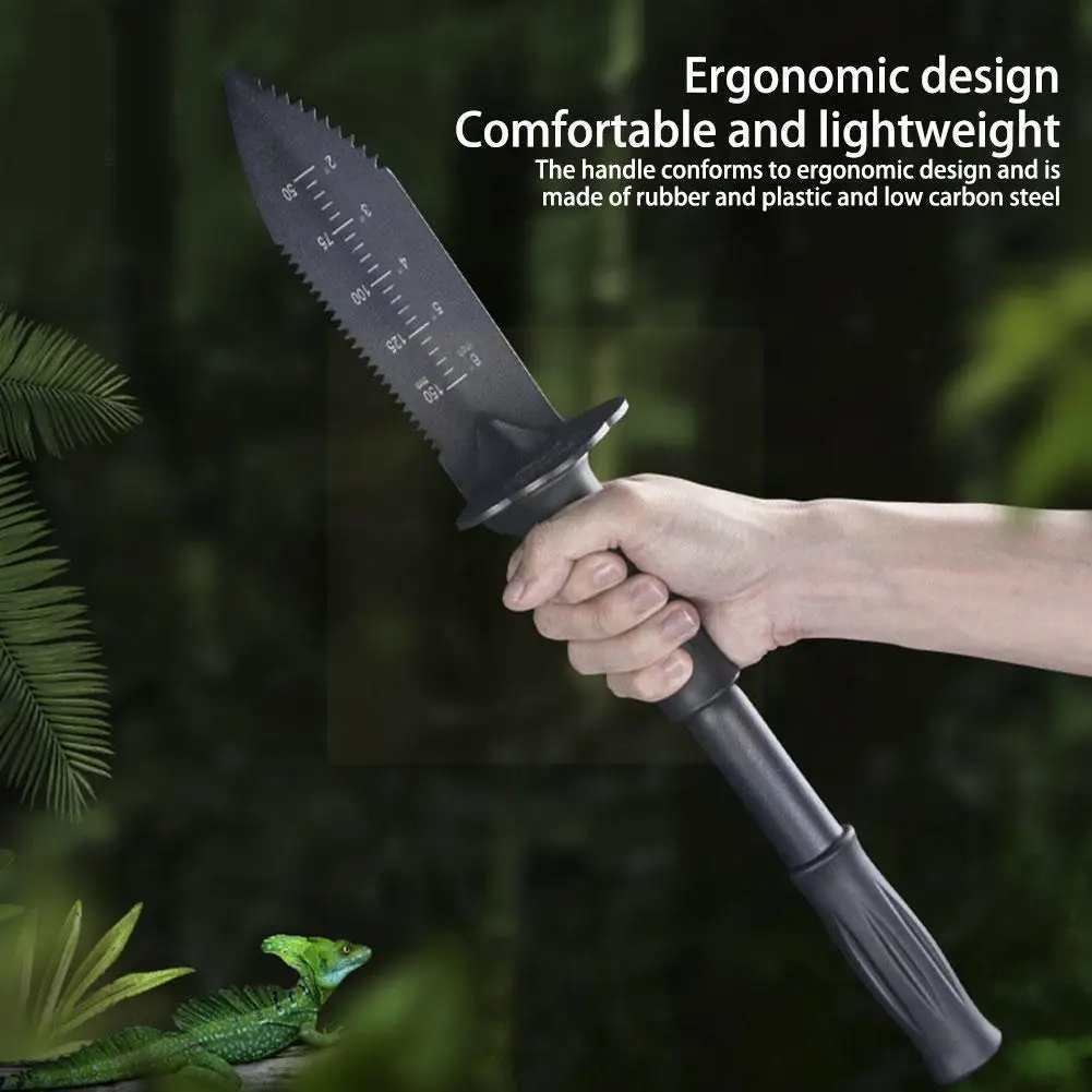 Metal Digging Tools Serrated Edge Digger With Sheath Steel Knife With Shovel Tools With Outdoor Garden Scale W7s3