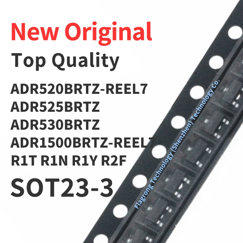 

10 PCS ADR520BRTZ-REEL7 ADR525BRTZ ADR530BRTZ ADR1500BRTZ -REEL7 Silkscreen R1T R1N R1Y R2F SOT23 Chip IC New Original