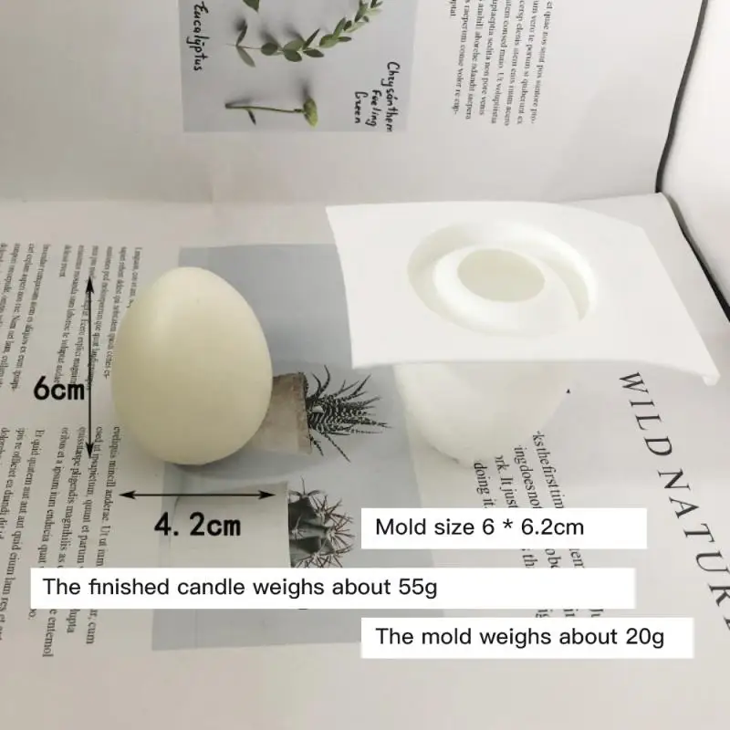 

Handmade Silicone Mold Diy Easter Candle Mold Aromatherapy Candle Candle Moulds Home Decor Simulation Egg Egg Candle Mold 3d
