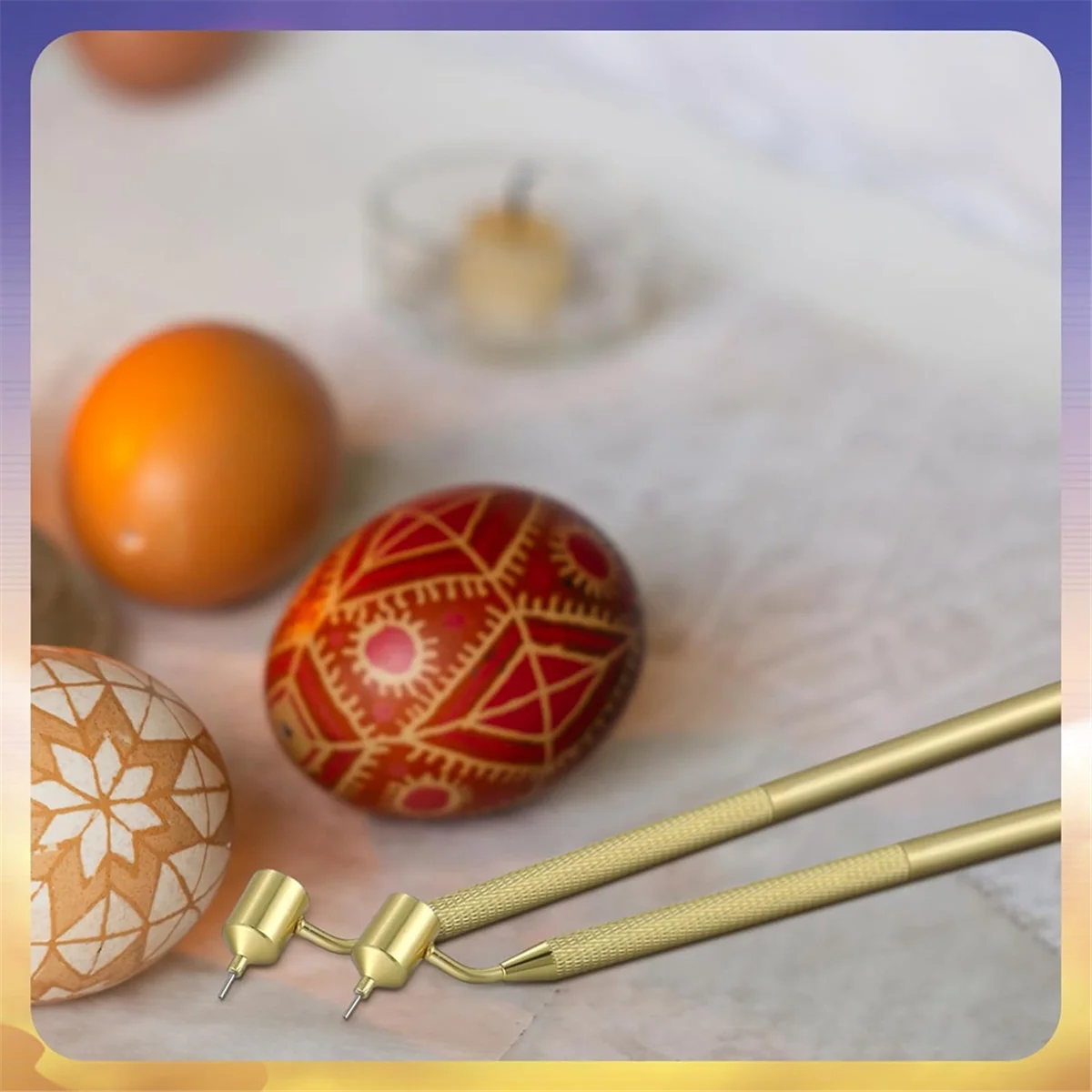 Набор из 3-х ручек для рисования Pysanka с горячим воском декоративного искусства