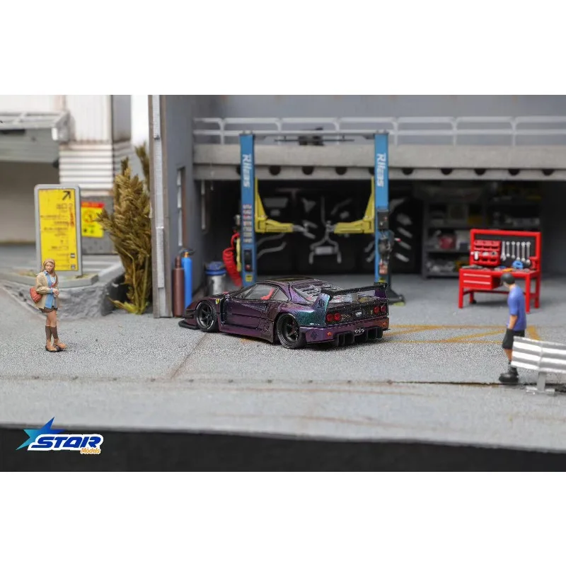 Модель автомобиля Diecast Star Model F40 Widebody из сплава, масштаб 1:64, с дизайном «Прыгающий конь» (art.: 3920d930ef60b) - 3920d930ef60b