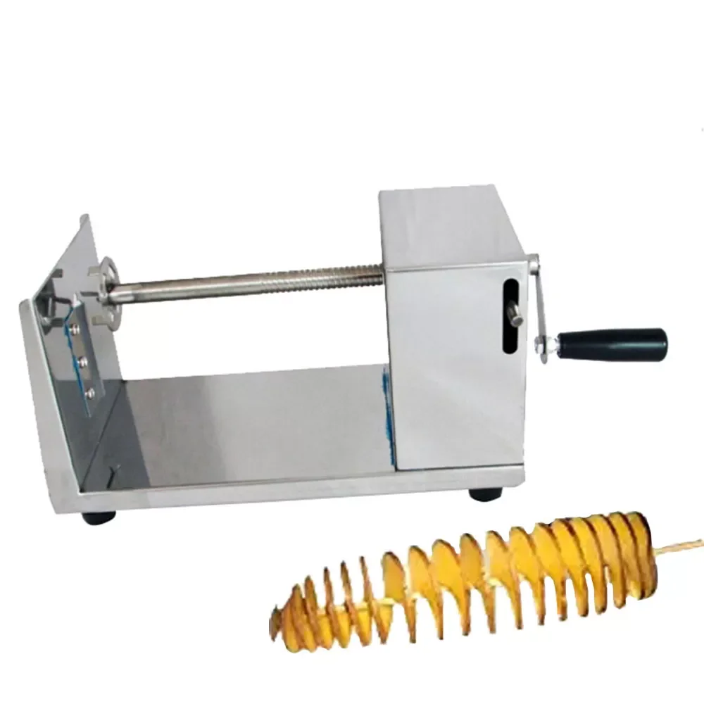 

Manual Tornado Potato Machine Spiral Potato Slicer Chips Cutter