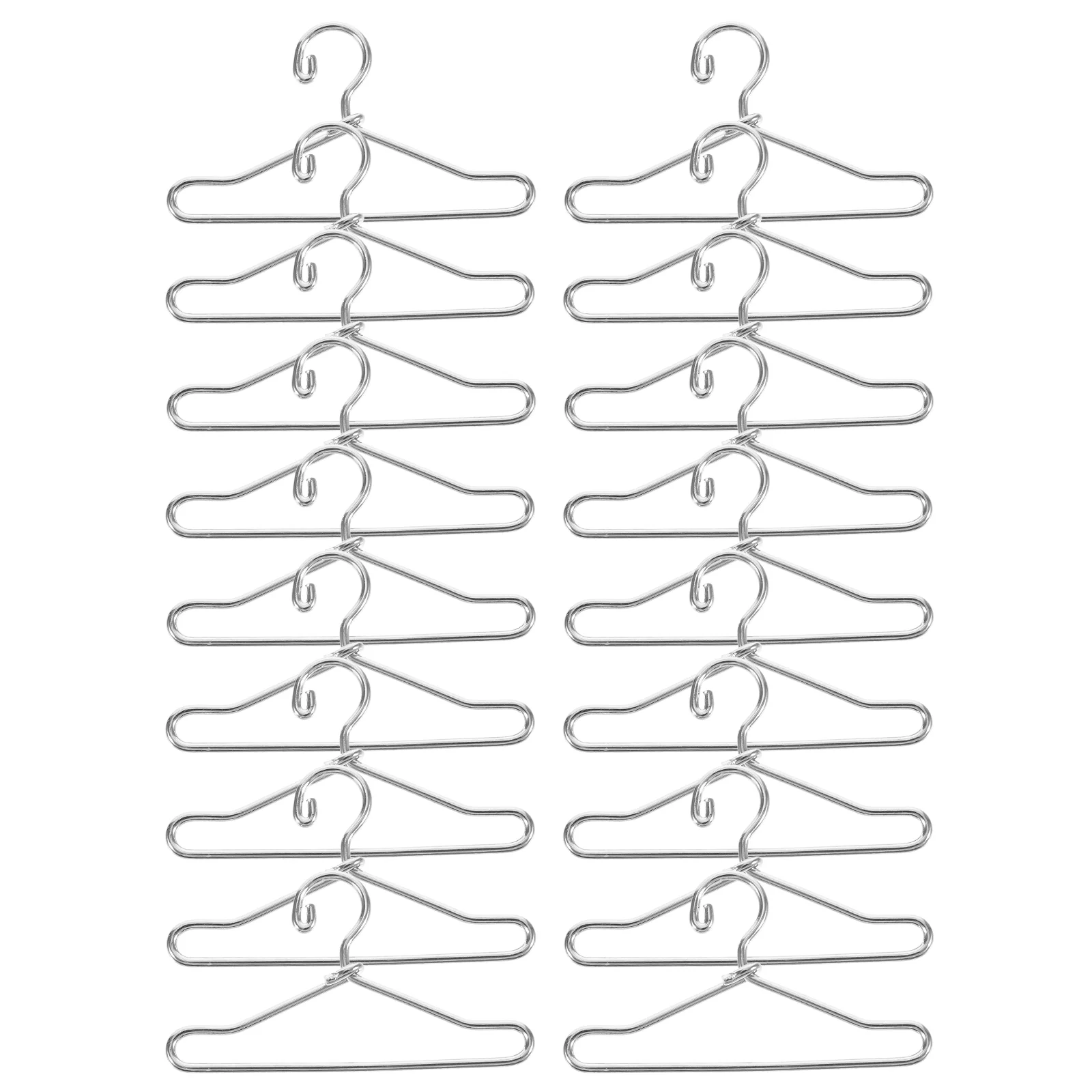 20 шт. письмо 40 мм металлический цвет мини детская тряпка маленькая вешалка для