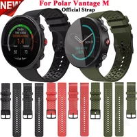 replacement silicone wristband strap for polar vantage m gps sports smart watch watchband bracelet wrist band correa accessories