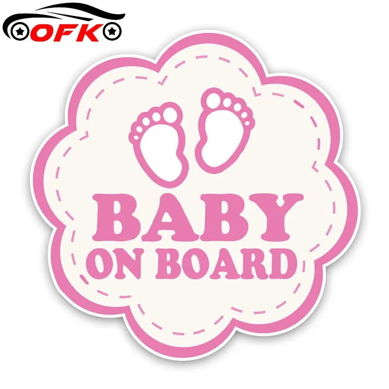 Цветочный Графический милый автомобильный стикер цветной мультяшный ребенок на