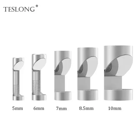 Набор зеркал Teslong для винтовочного бороскопа диаметром 5 мм, 6 мм, 7 мм, 8,5 мм и 10 мм, подходит для калибра 22,24 3.30.38.40 и других