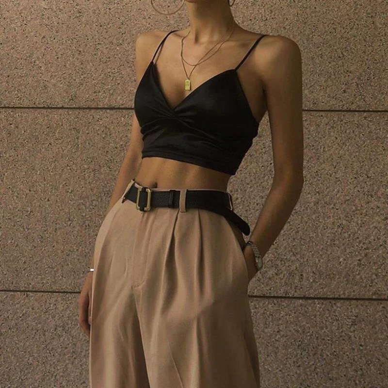 

Укороченные топы на груди, атласная футболка с подкладкой, укороченный топ, пикантная Беспроводная кофта, вязаный крючком женский топ на бретелях с женским бюстгальтером без косточек