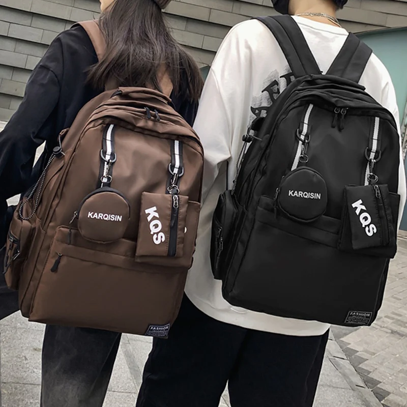 

Large Capacity Backpack Students College Schoolbag Women Man Waterproof Travel Bag Teenager Nylon Rusksack Laptop Bags Mochila